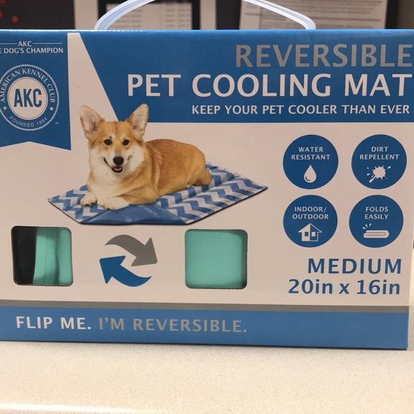 reversible pet cooling mat